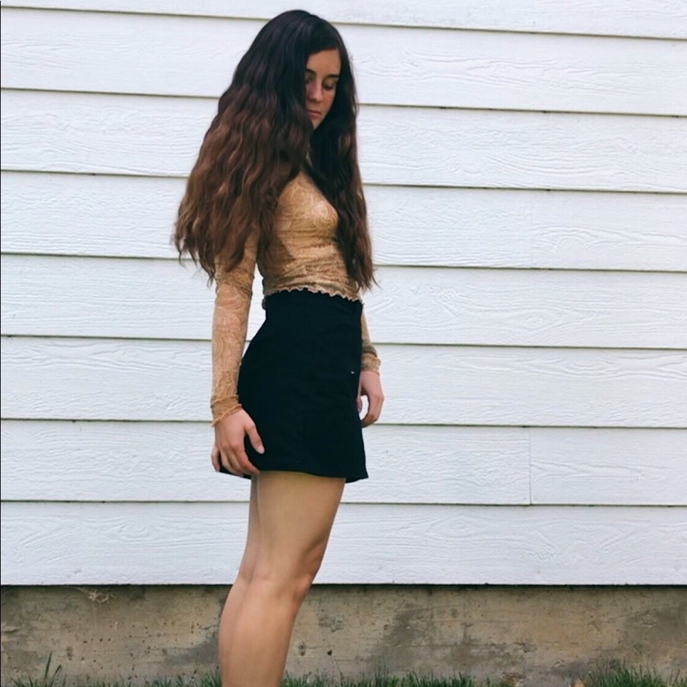 UO Black Skirt